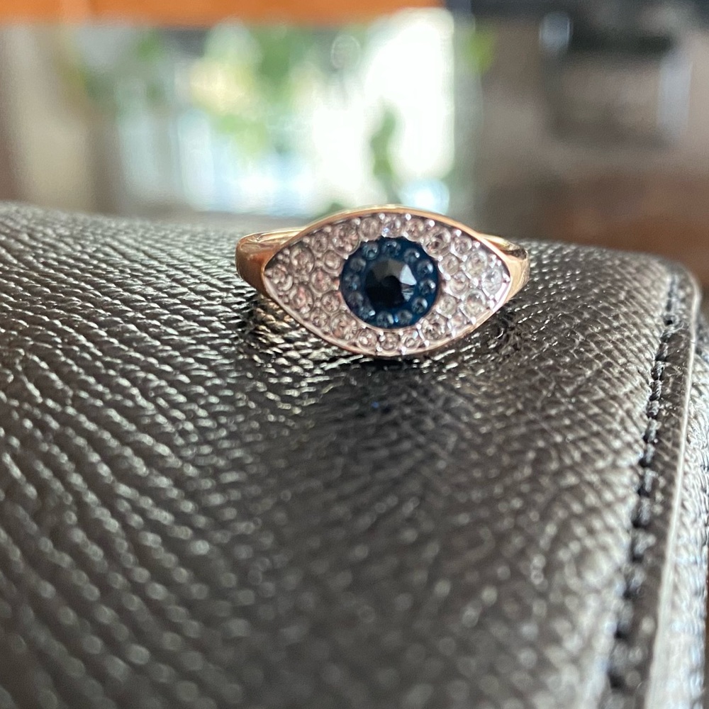 Swarovski Symbolic Evil Eye Ring - size 55